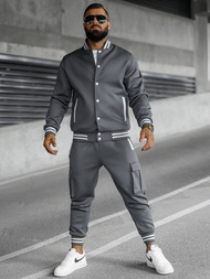 Komplet dresowy męski grafitowy OZONEE JS/27C6505/5Z