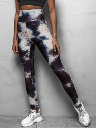 Legginsy damskie granatowo-szare OZONEE JS/YW88029Z