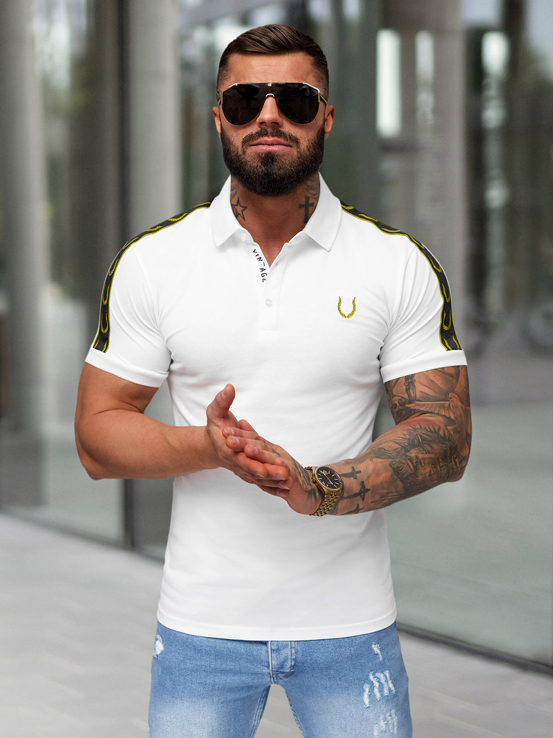 Футболка Поло чоловіча Бiла OZONEE O/QQ1337