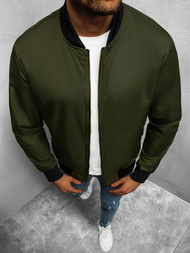 Kurtka przejściowa męska bomberka zielona OZONEE N/7116/3