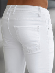 Spodnie jeansowe męskie białe OZONEE E/5348/01Z