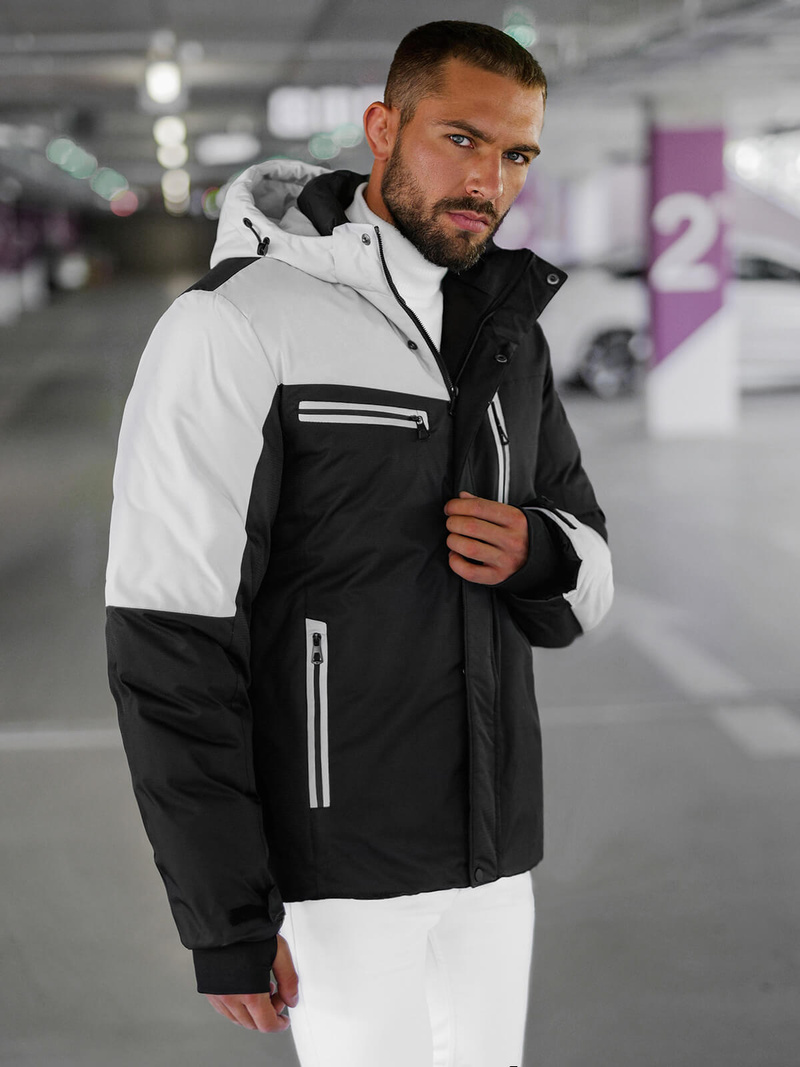 Куртка Чоловіча Чорно-Сiра OZONEE JS/91M9903/92