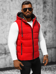 Безрукавка чоловіча червона OZONEE JS/5M758/270Z