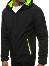 Куртка softshell чоловіча Чорна OZONEE JS/KS2189