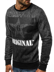 Bluza męska grafitowa OZONEE JS/DD257