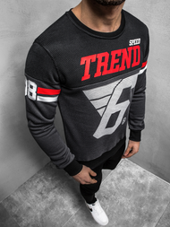 Bluza męska grafitowa OZONEE JS/DD752Z