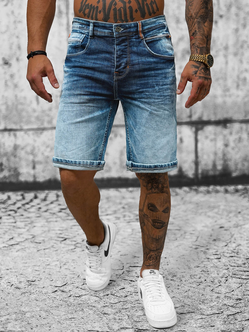 Чоловічі джинсові шорти cинi OZONEE O/19300