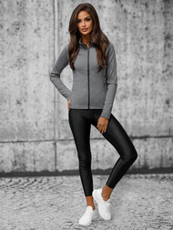 Bluza damska rozpinana szara OZONEE JS/M20319Z