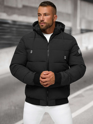 Куртка зимова чоловіча чорна OZONEE JS/31M5023/392