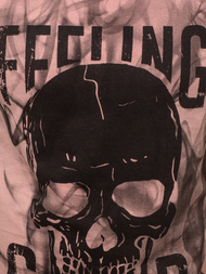 Koszulka bez rękawów męska z nadrukiem różowa OZONEE O/1259