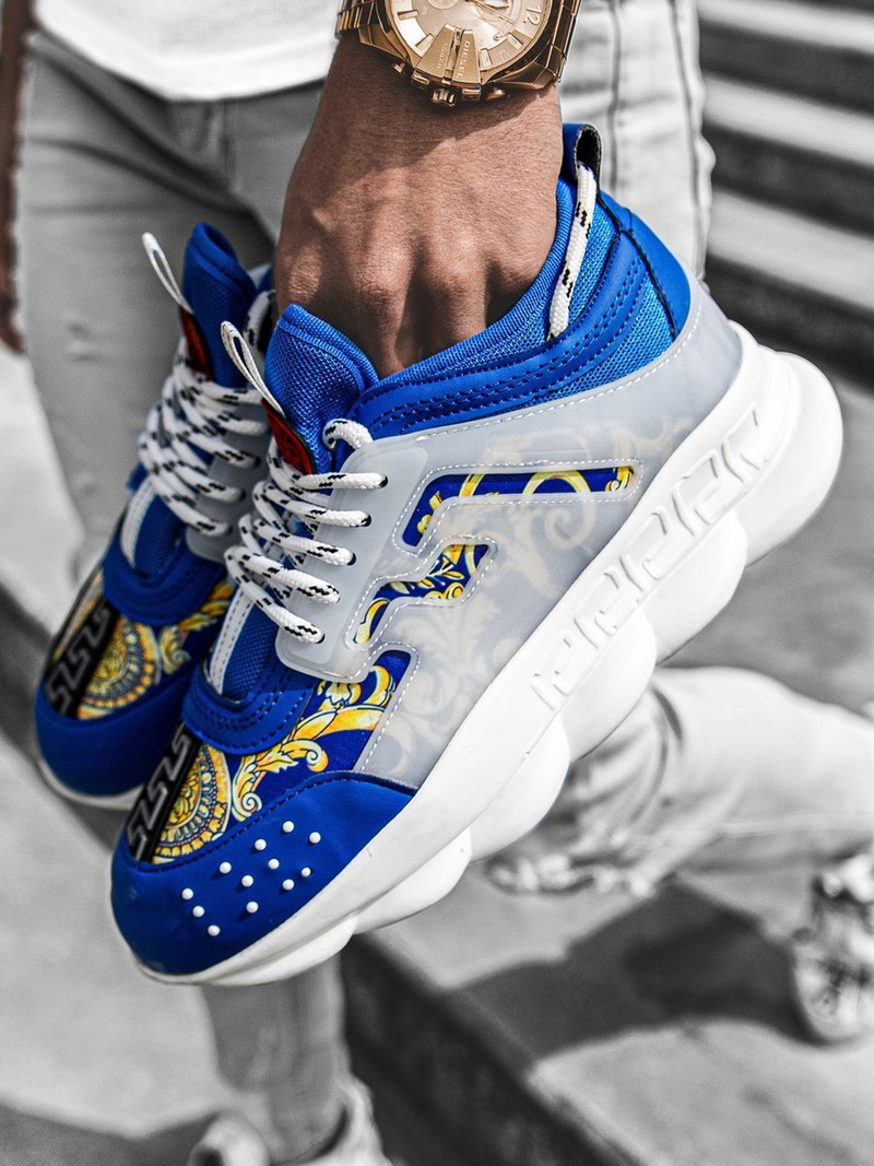 Sneakersy niebieskie OZONEE G/2020