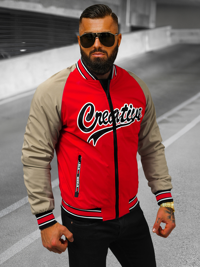 Куртка Чоловіча Червона OZONEE JS/84M3011/270