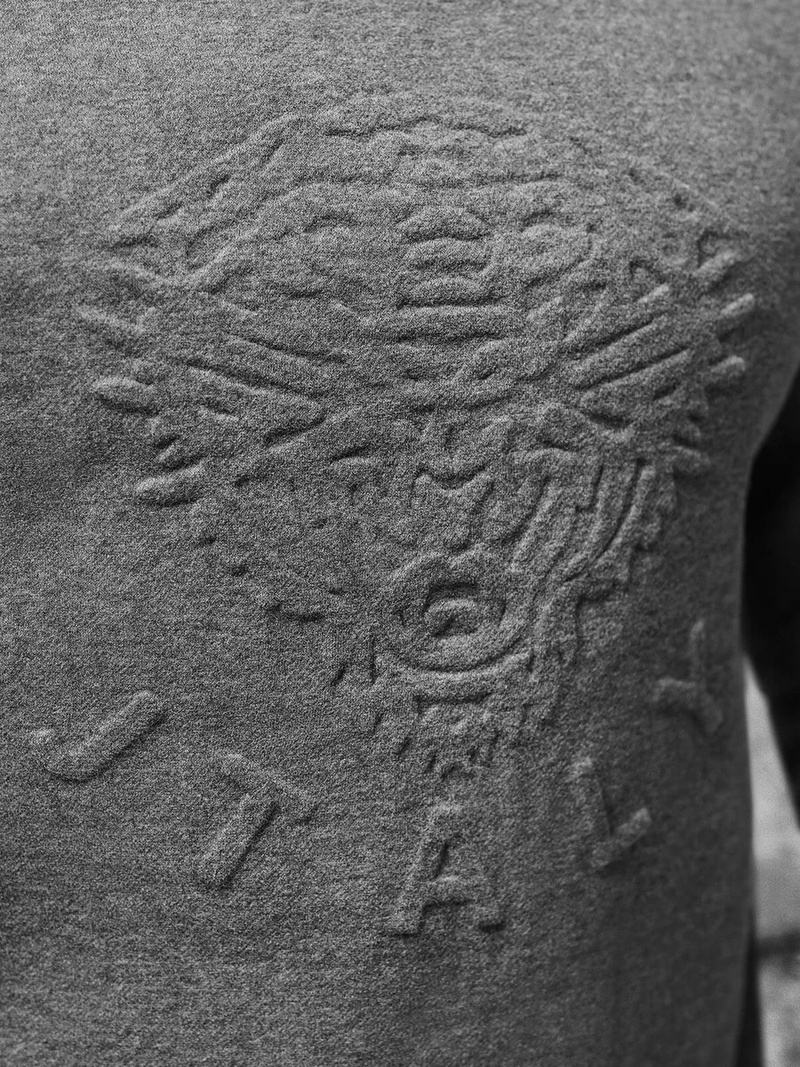 Bluza męska grafitowa OZONEE NB/MF2010