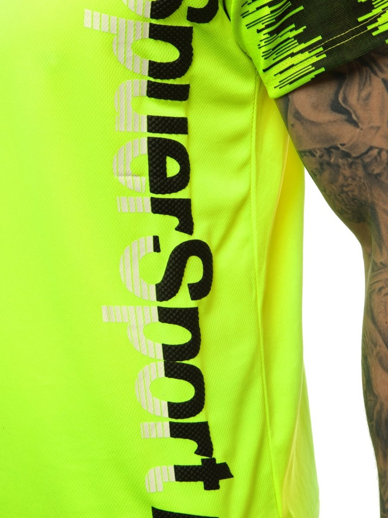 T-Shirt męski zielony OZONEE JS/KS2069