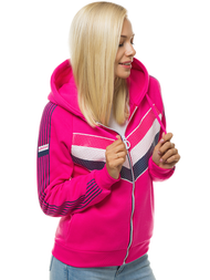 Bluza rozpinana damska różowa OZONEE JS/KSW3005