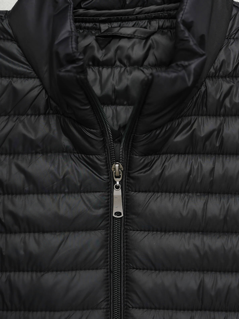 Kamizelka damska pikowana czarna OZONEE JS/16M9072/392