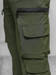 Spodnie męskie cargo wide leg khaki OZONEE O/PS5526