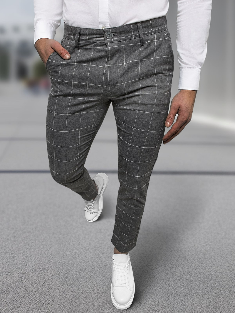 Штани чоловічі графіт OZONEE DJ/5505