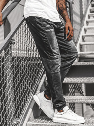 Штани чоловічі джоггери Чорнi OZONEE JS/KK1021