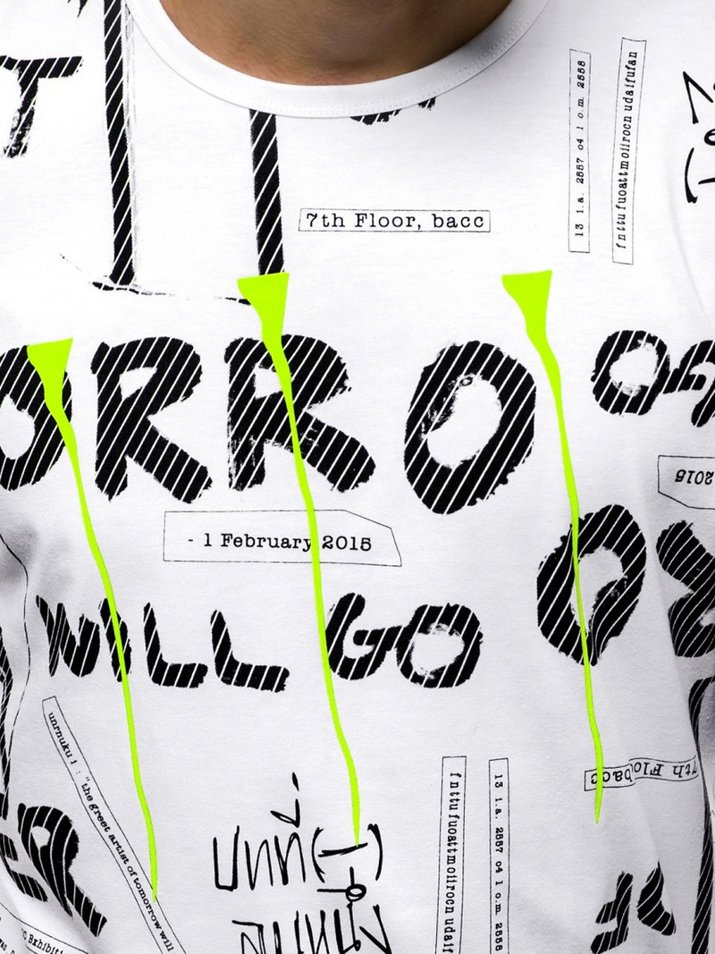 T-Shirt męski biały OZONEE JS/SS10926