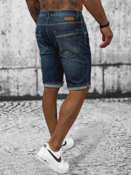 Чоловічі джинсові шорти tемно-cинi OZONEE O/242001