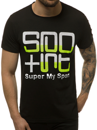 Футболка чоловіча Чорна OZONEE JS/M18323