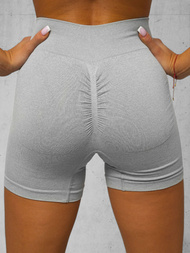 Legginsy krótkie damskie kolarki szare OZONEE O/ZL-051