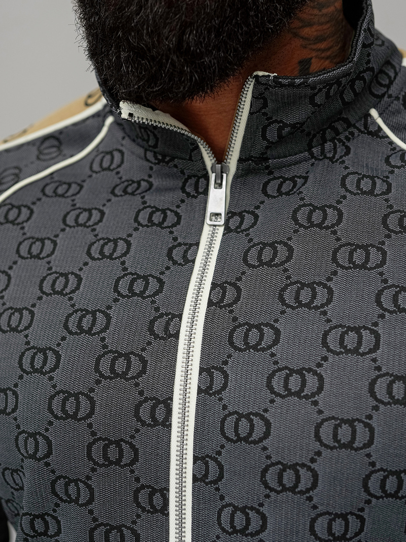 Спортивний костюм чоловічій чорний OZONEE O/FF5110AB