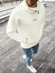 Bluza męska oversize ecru OZONEE B/20402106