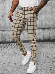 Чоловічі штани чинос Бежевi OZONEE O/P4029