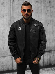 Куртка чоловіча Чорна OZONEE O/JR1120