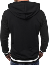 Bluza z kapturem męska czarna OZONEE A/1009Z