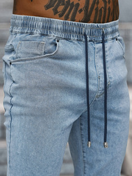 Чоловічі джинси джоггери Яскраво-cинi OZONEE NB/MP0272BC