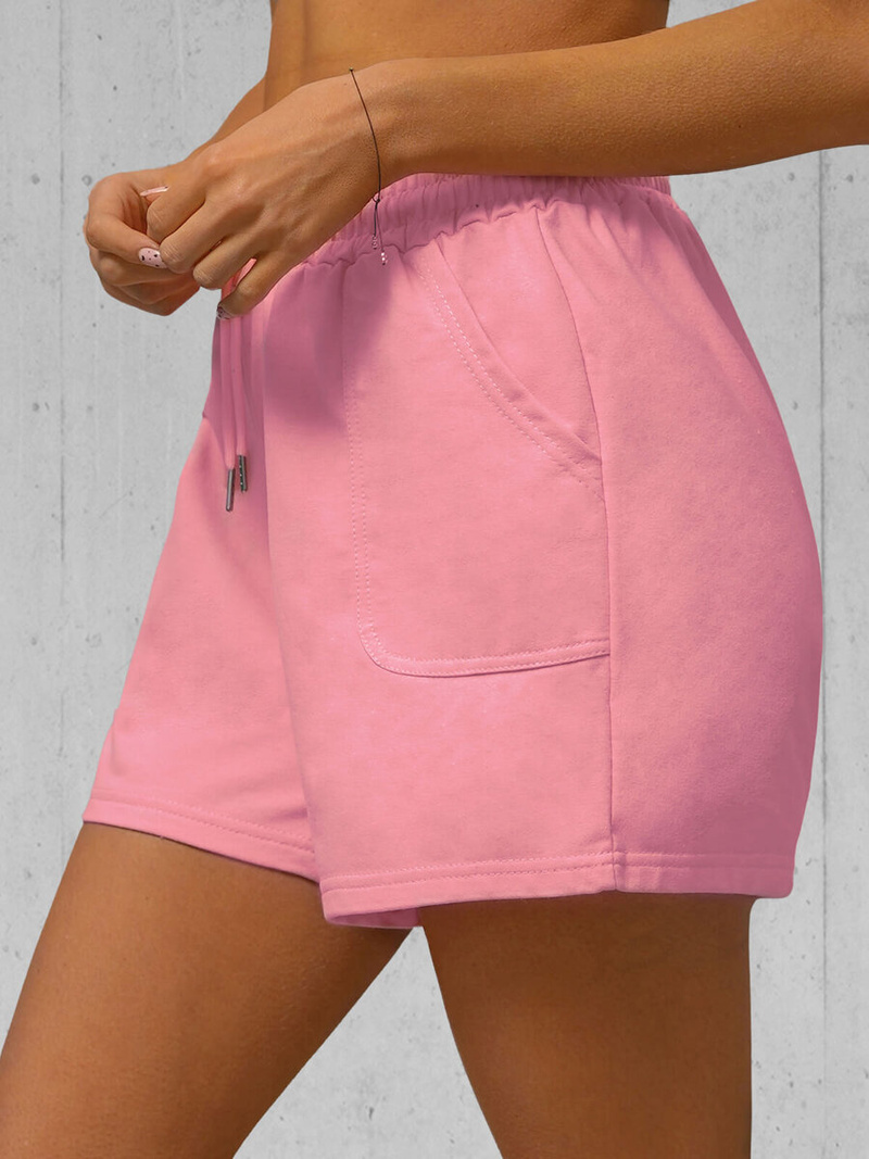 Spodenki dresowe damskie jasno-różowe OZONEE JS/8K950/20