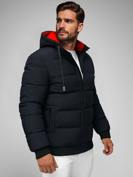 Kurtka męska pikowana granatowa OZONEE JS/31M5003Z