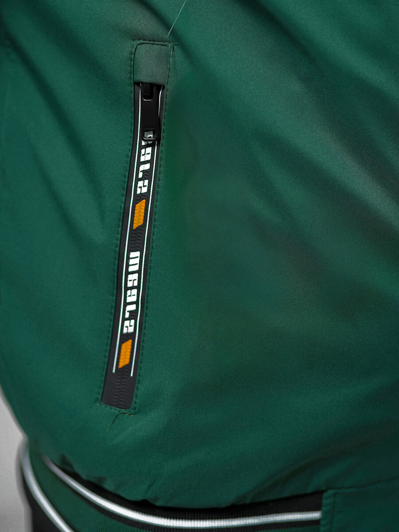 Kurtka męska bomberka zielona OZONEE JS/84M3011/238