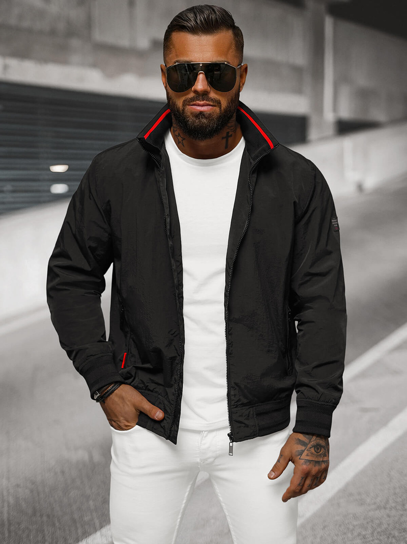 Куртка чоловіча чорна OZONEE JS/5M3211/392