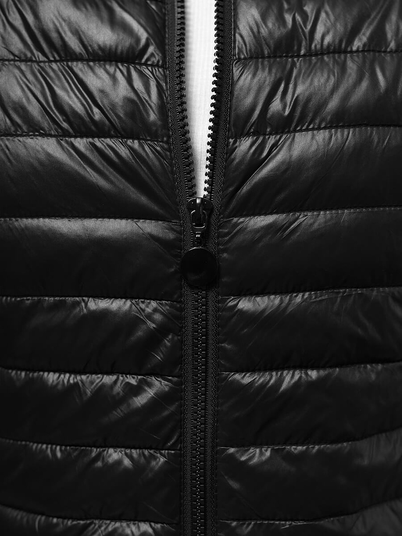 Kurtka damska pikowana czarna OZONEE O/H891