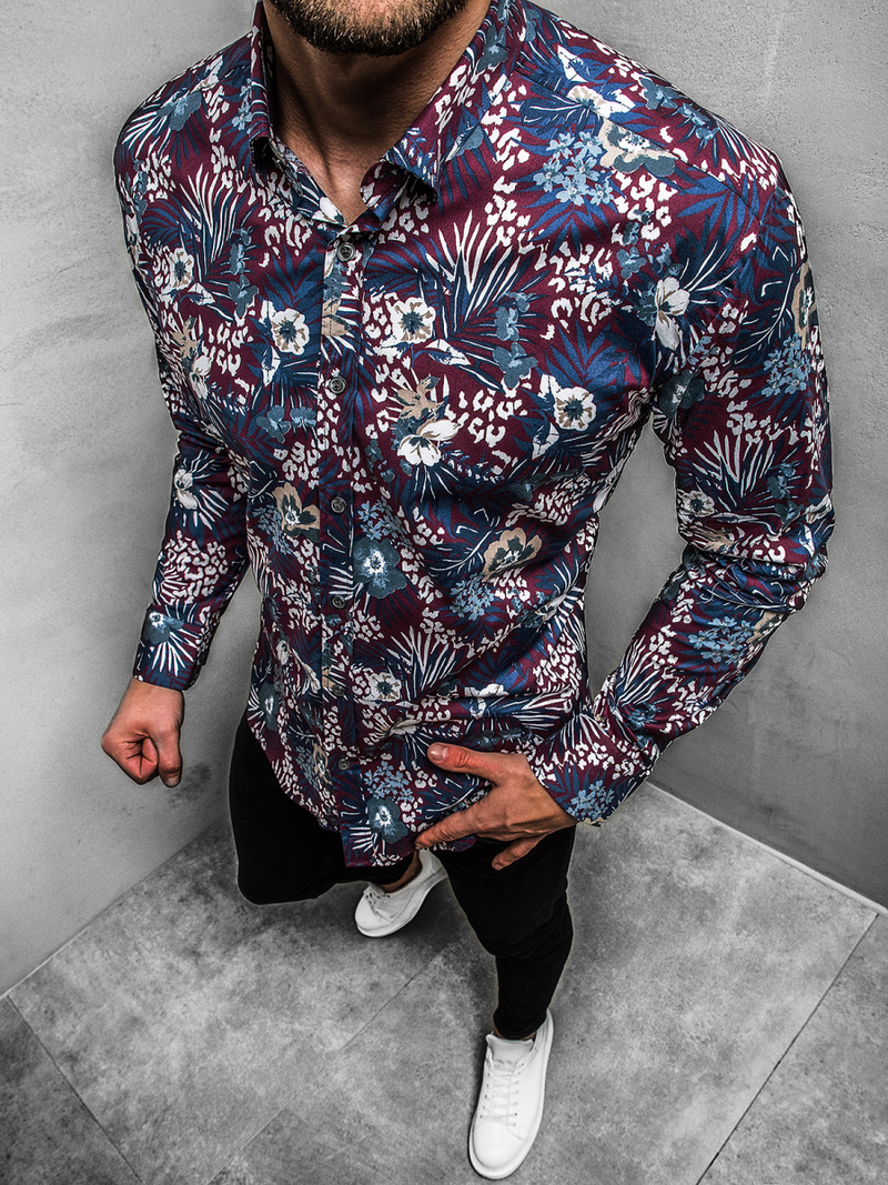 Сорочка чоловіча OZONEE P/K25