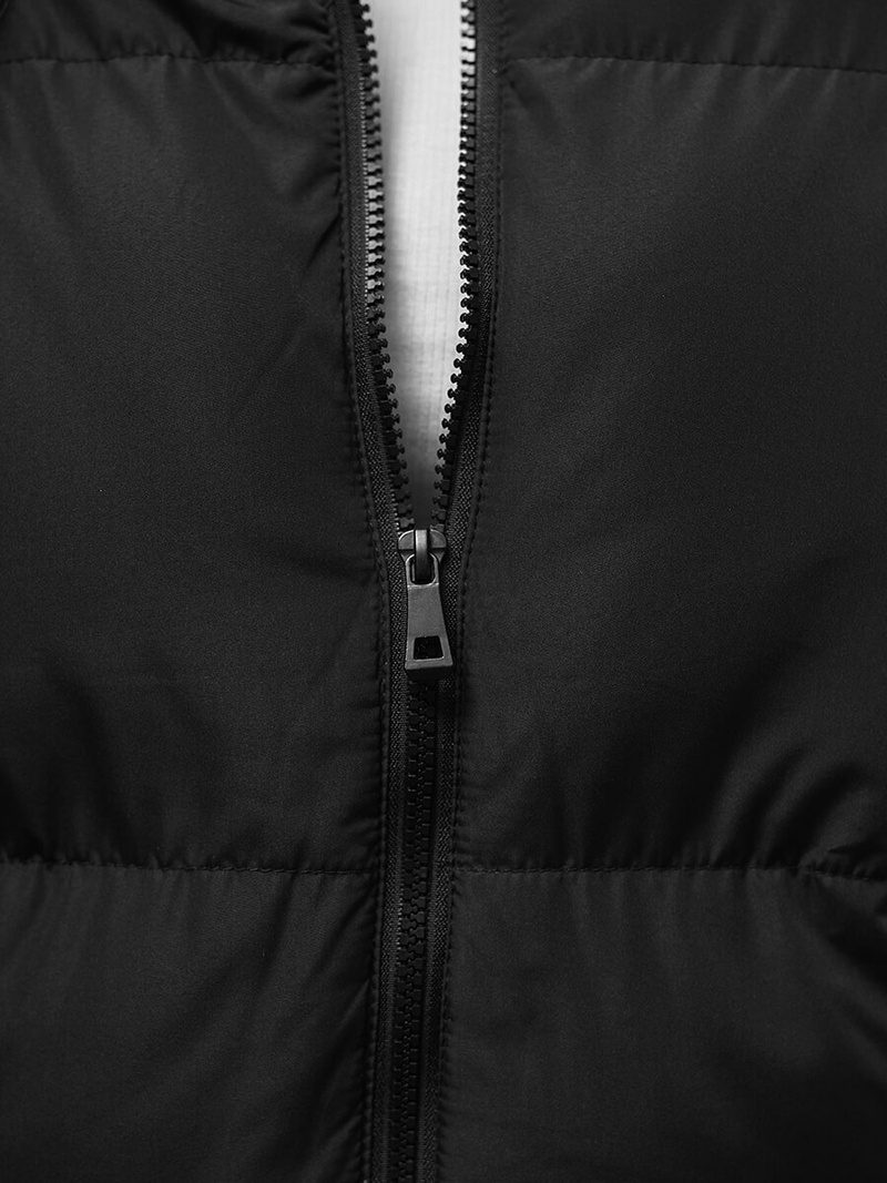 Kurtka zimowa damska pikowana czarna OZONEE JS/5M3115/392