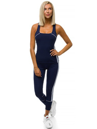 Жіночий спортивний костюм з трьох частин Сапфіровий OZONEE JS/YW06018/4/11