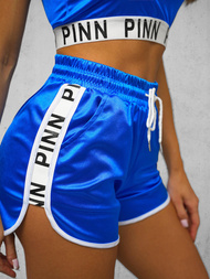 Komplet sportowy damski dwuczęściowy niebieski OZONEE O/NP1180