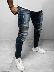 Джинси чоловічі синi OZONEE NB/MP007BS