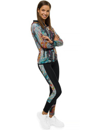 Komplet sportowy dwuczęściowy damski kolorowy OZONEE O/MS022