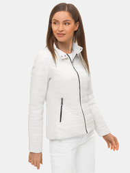 Kurtka przejściowa damska biała OZONEE N/7013/3