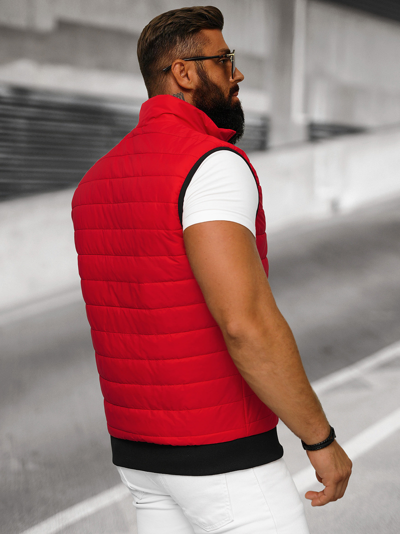 Безрукавка чоловіча Червона OZONEE JS/MY77Z