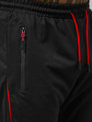 Spodnie dresowe męskie czarne OZONEE JS/8K193