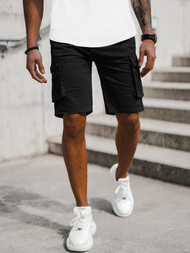 Шорти джинові чоловічі Чорнi OZONEE T/XX160086/1