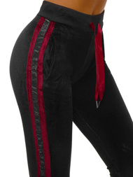 Spodnie dresowe damskie czarne OZONEE O/82275