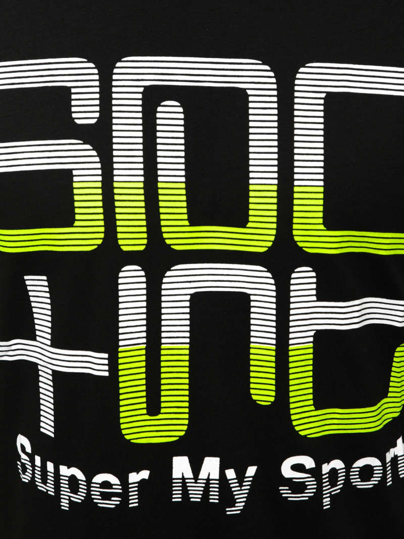 Футболка чоловіча Чорна OZONEE JS/M18323